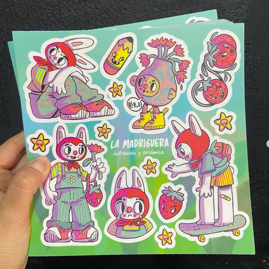 Metro Láminas de Stickers