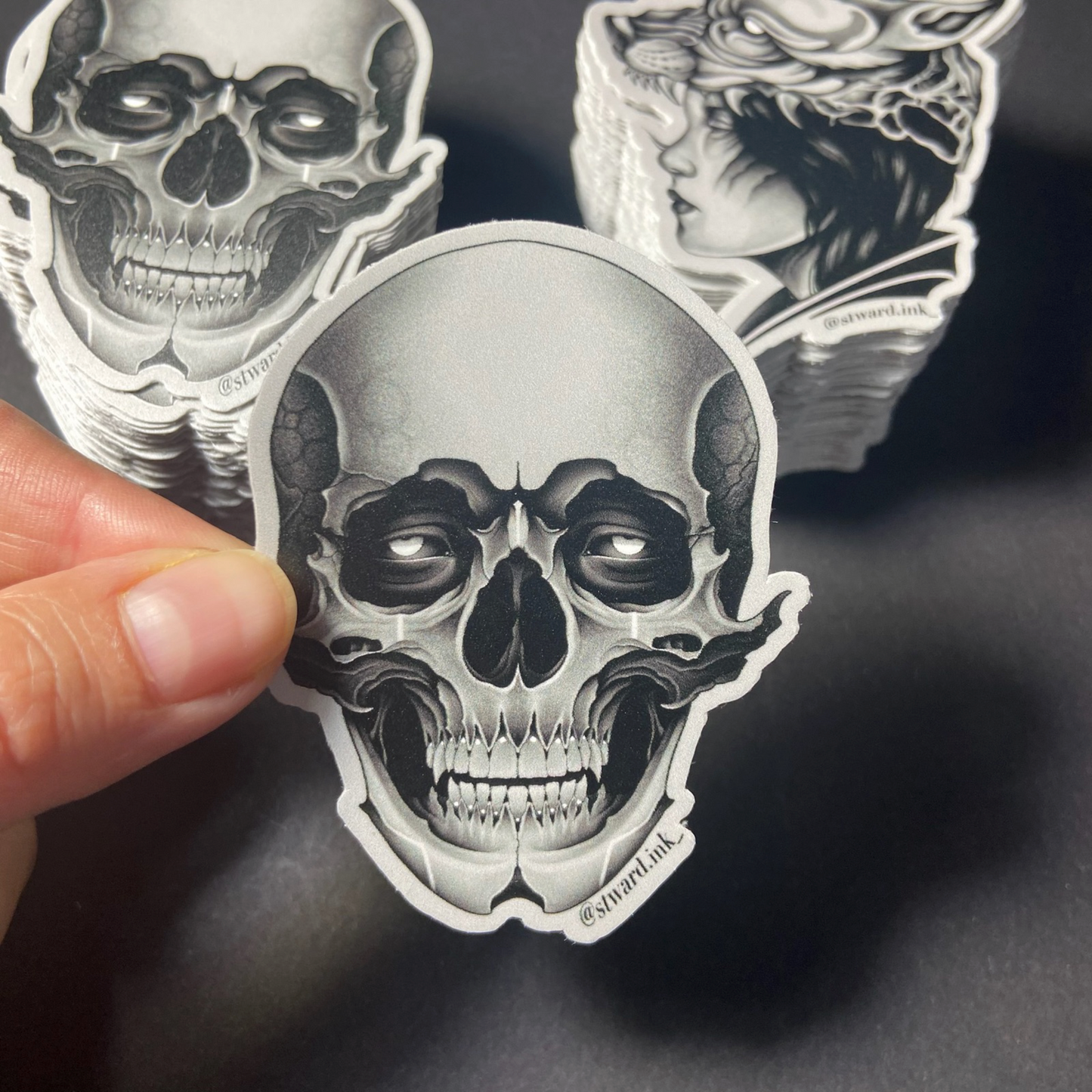 Stickers Vinil Blanco
